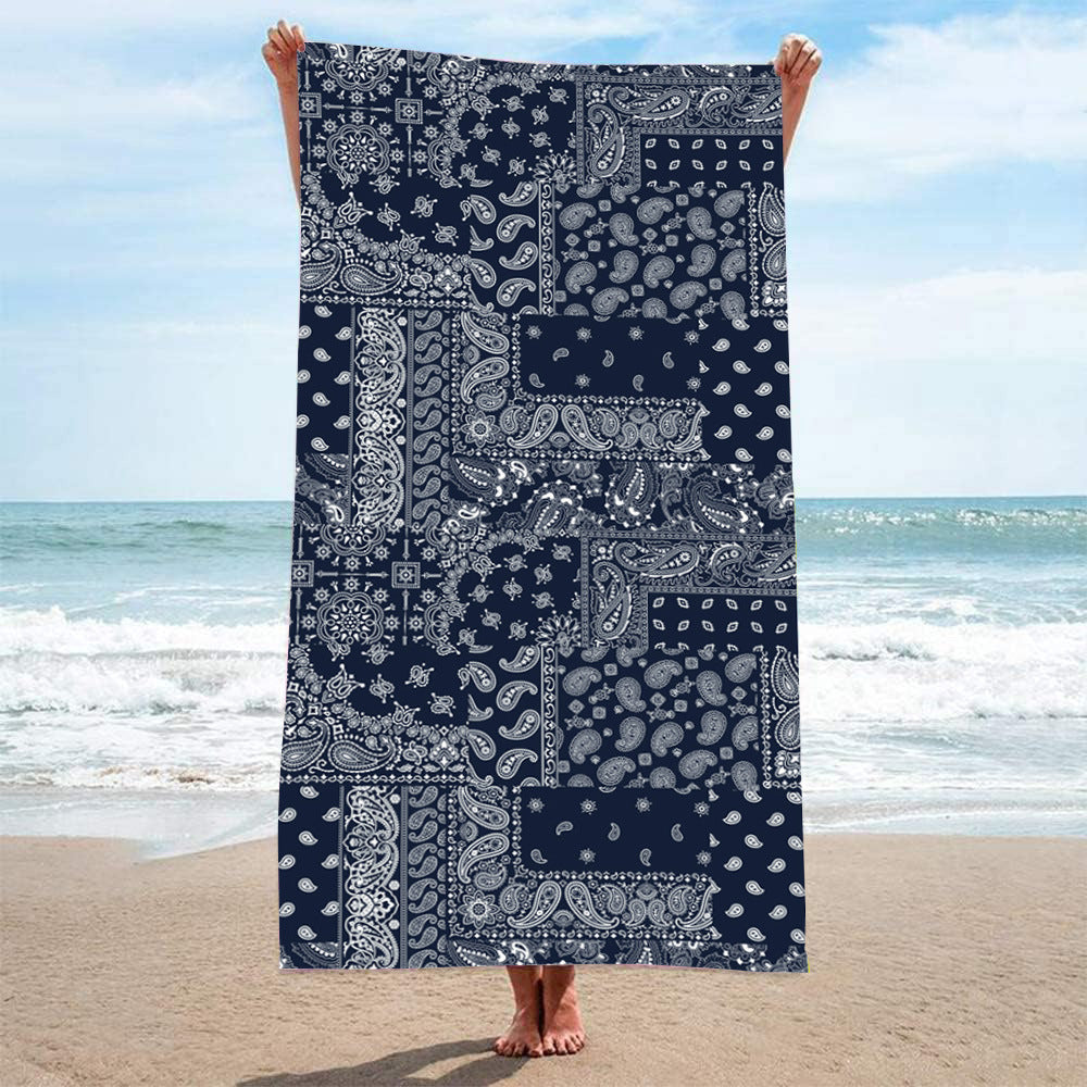 Customized Microfiber Beach Towel with Digital Print