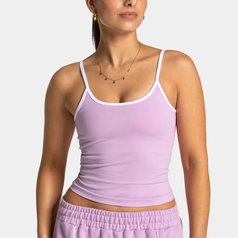 Color Blocked Long Sleeve Workout Top for Women