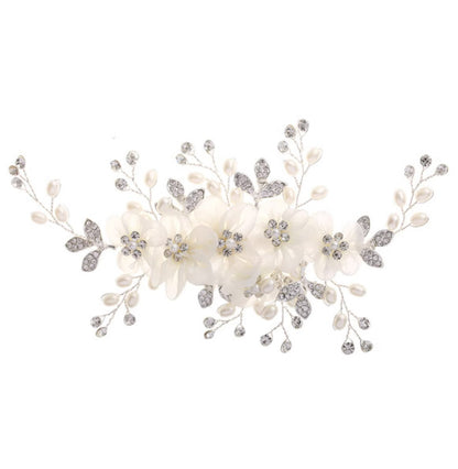 Floral Pearl Hair Clips Stage Performance Girls Hair Accessory