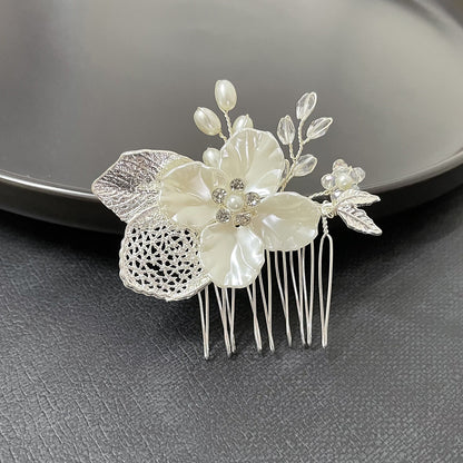 Gold Leaf Bridal Hair Comb Wedding Hair Accessory