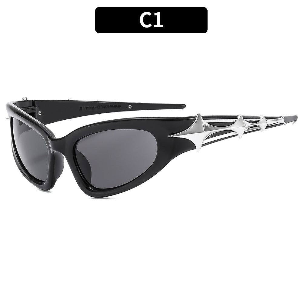 Stylish Outdoor UV400 Protection Sunglasses with Trendy Frames