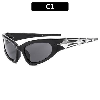 Stylish Outdoor UV400 Protection Sunglasses with Trendy Frames