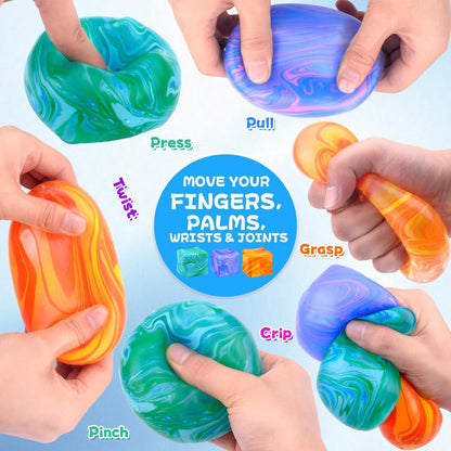 Textured Square Squishy Stress Toy Soft Silicone