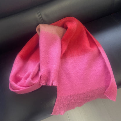 Trendy Plaid Scarf Plush Warm Women’s Shawl