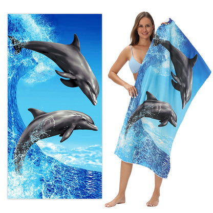Microfiber Printed Beach Towel Bath Towel