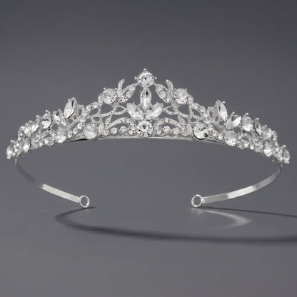 Luxury Rhinestone Princess Crown Headpiece for Birthdays and Weddings