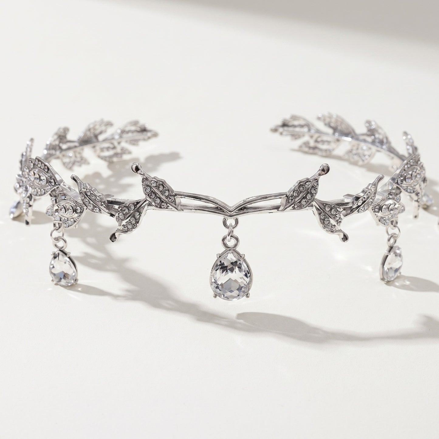 Crystal Crown Headband for Weddings and Parties