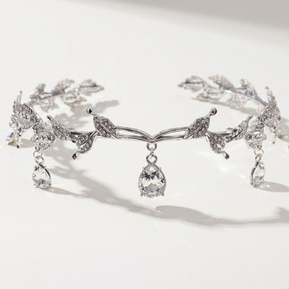 Crystal Crown Headband for Weddings and Parties