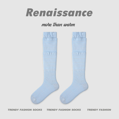 Socks Renaissance Sheer Mesh Nylon Breathable Retro