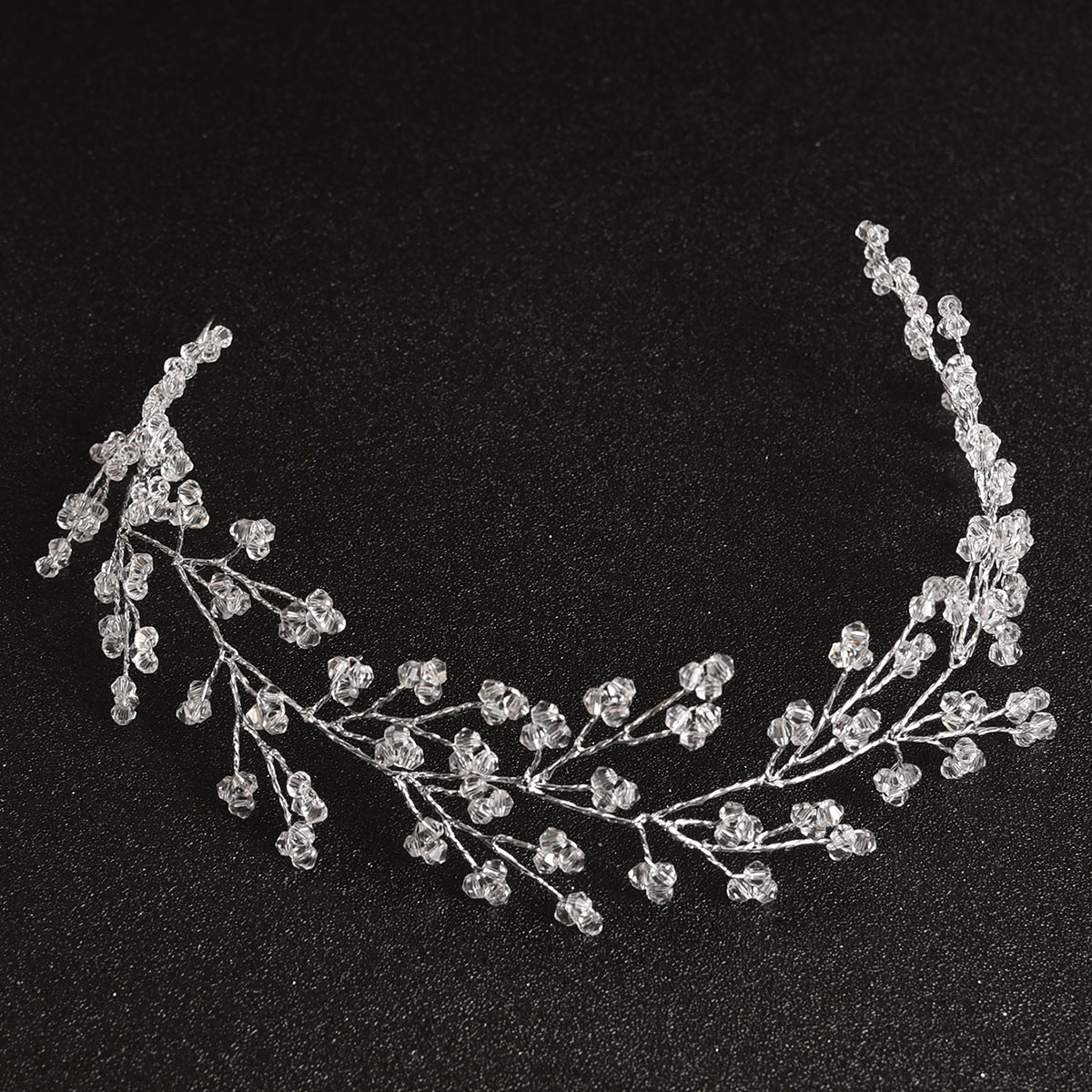 Pearl and Rhinestone Handmade Wedding Hairband