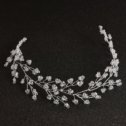 Pearl and Rhinestone Handmade Wedding Hairband