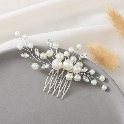 Handmade Pearl Wedding Side Hair Comb