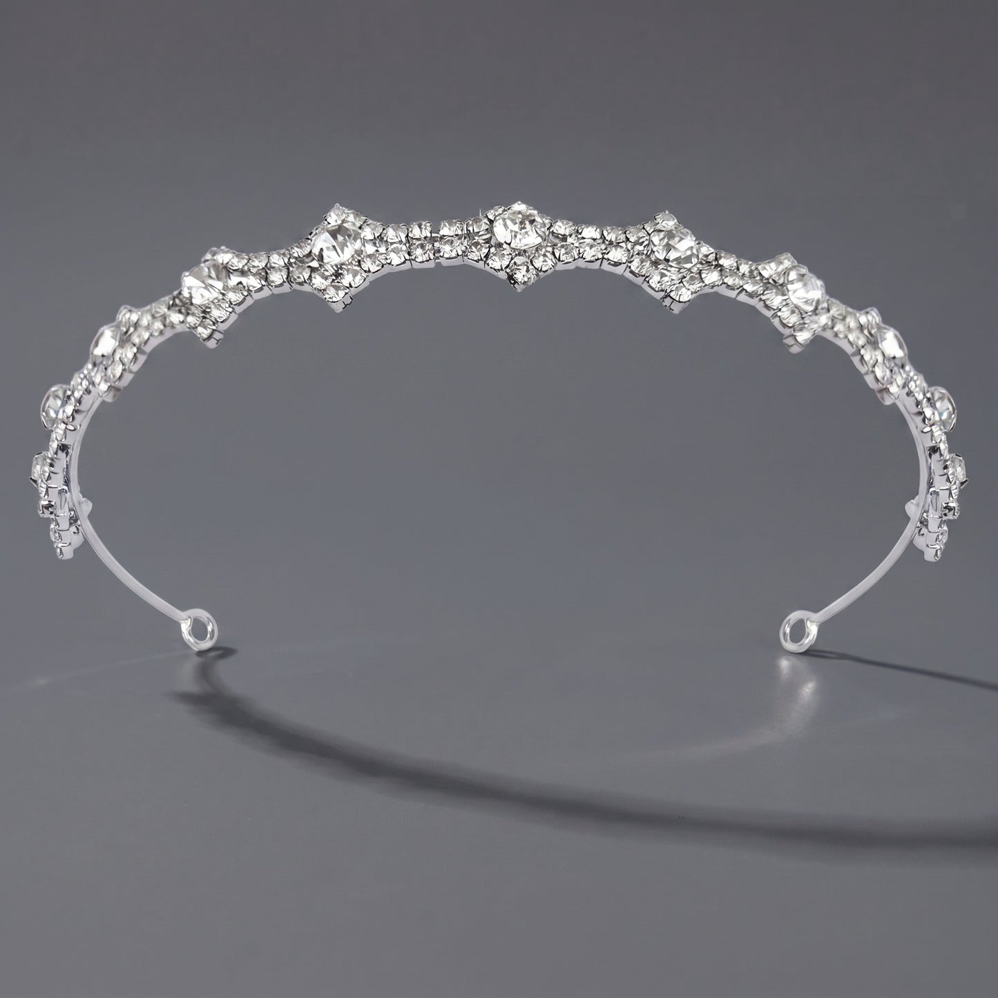 Luxury Rhinestone Princess Crown Headpiece for Birthdays and Weddings