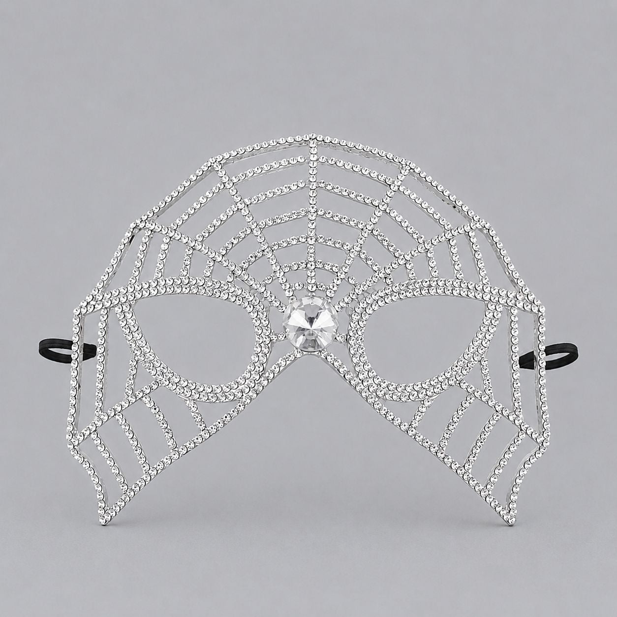 Luxury Rhinestone Half Face Masks for Parties and Events