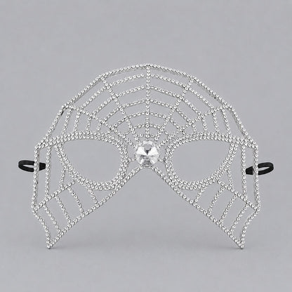 Luxury Rhinestone Half Face Masks for Parties and Events