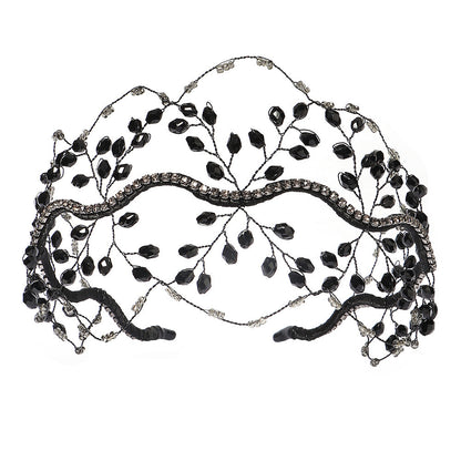 Handcrafted Crystal Beaded Headband - Trendy Casual Hair Accessory