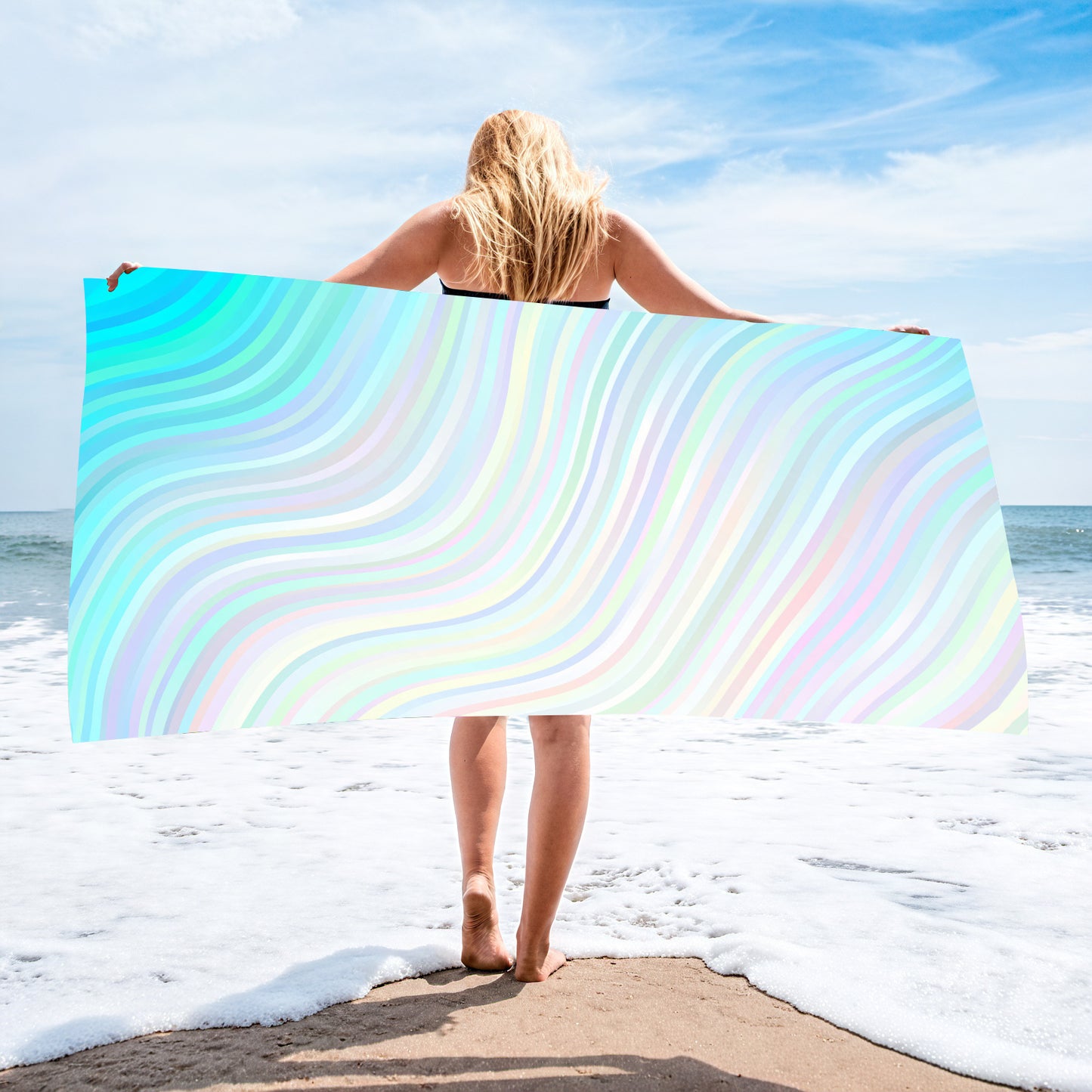Customized Microfiber Beach Towel with Digital Print