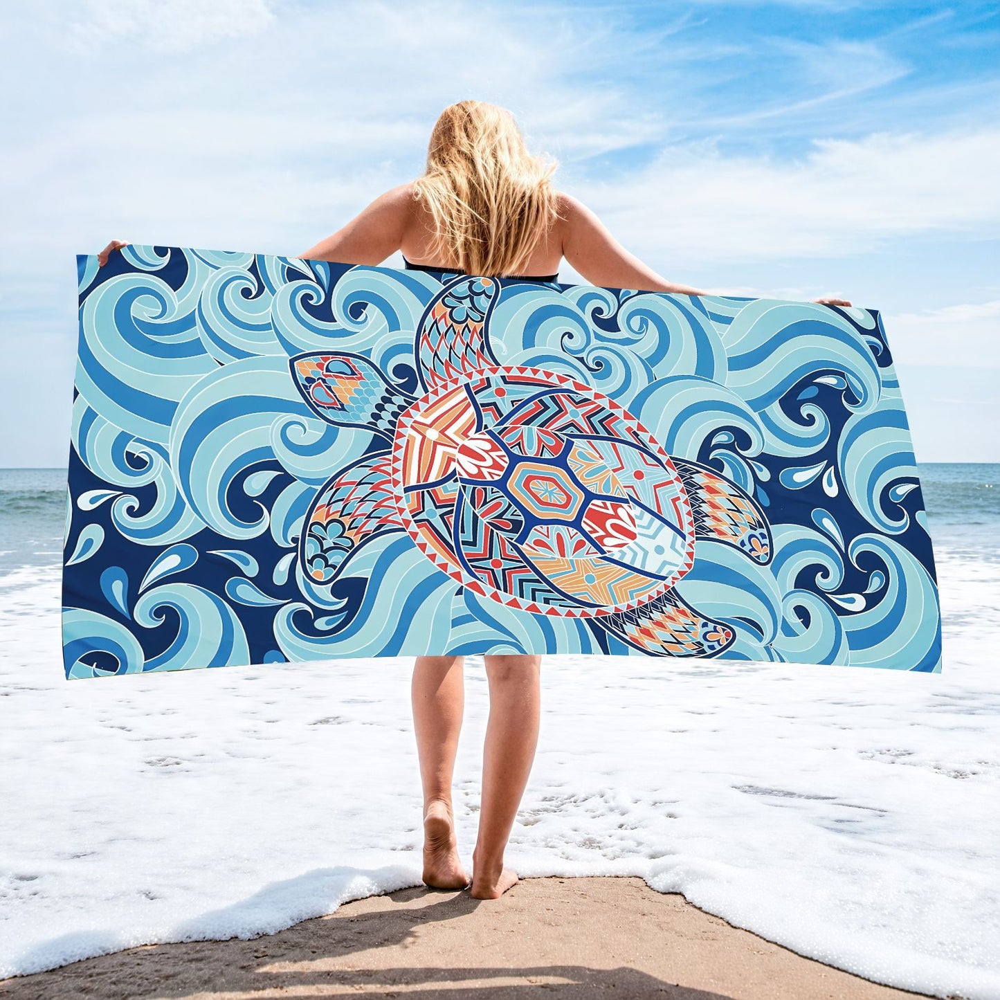 Custom Printed Beach Towel Microfiber Quick-Dry Towel
