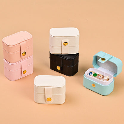 Mini Jewelry Ring Box Portable Travel Organizer