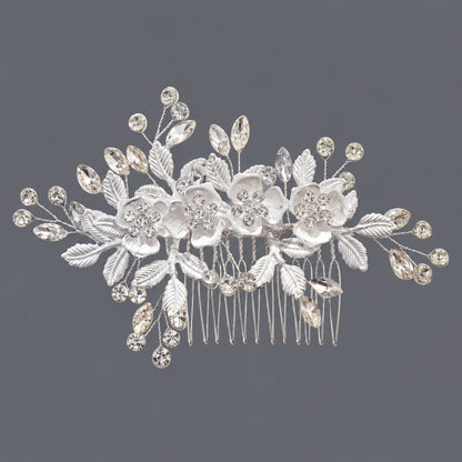 Elegant Handmade U-Shaped Hairpins with Rhinestones for Weddings