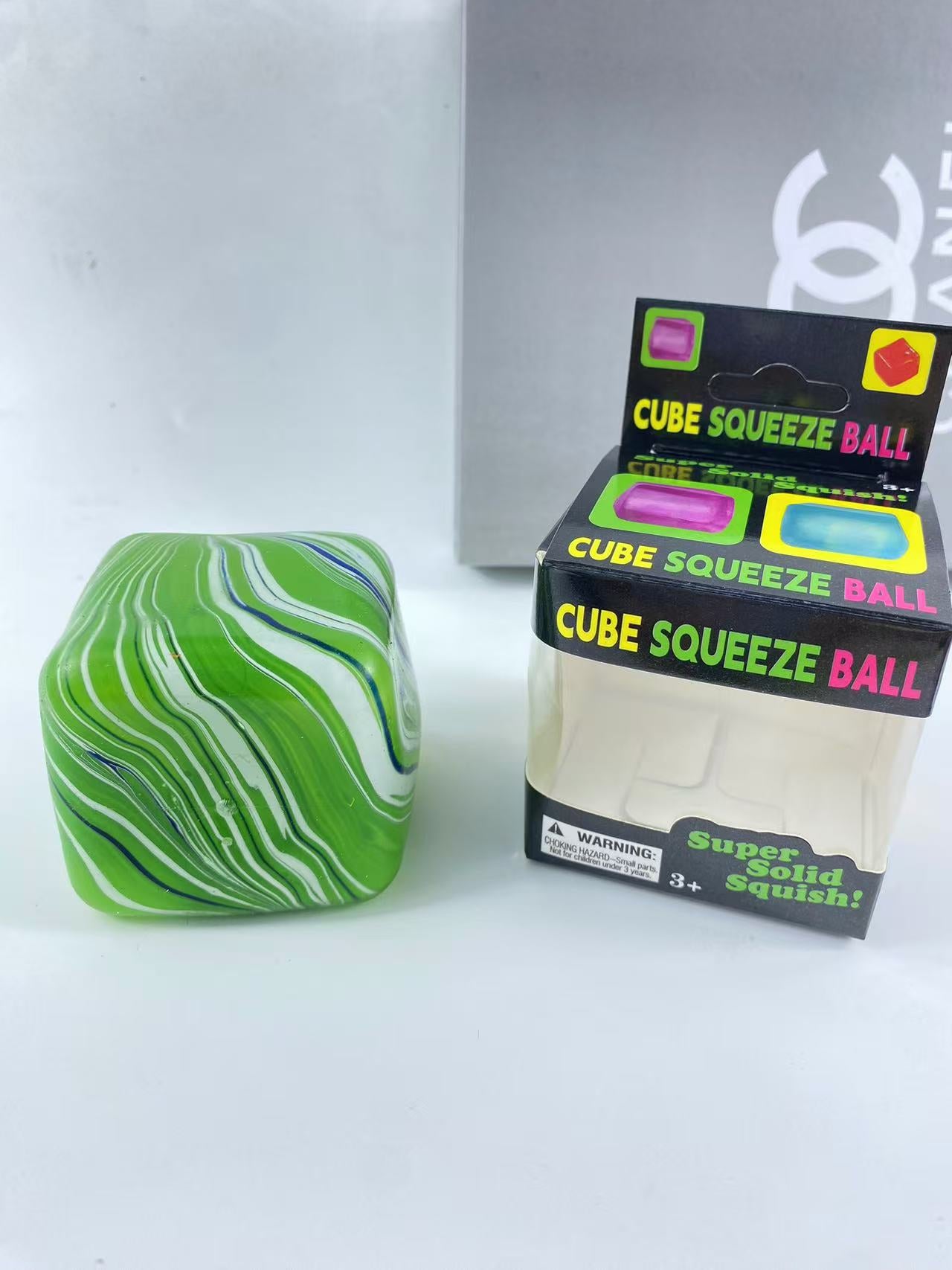 Textured Square Squishy Stress Toy Soft Silicone