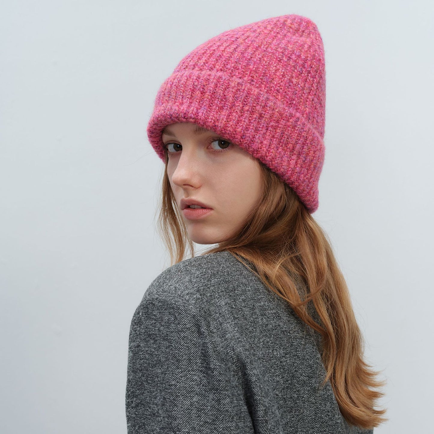 Thick Warm Knit Beanie Hat for Men and Women