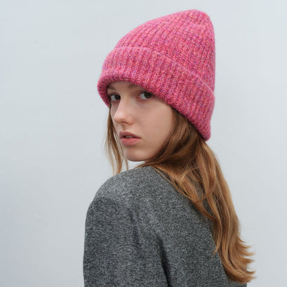 Thick Warm Knit Beanie Hat for Men and Women