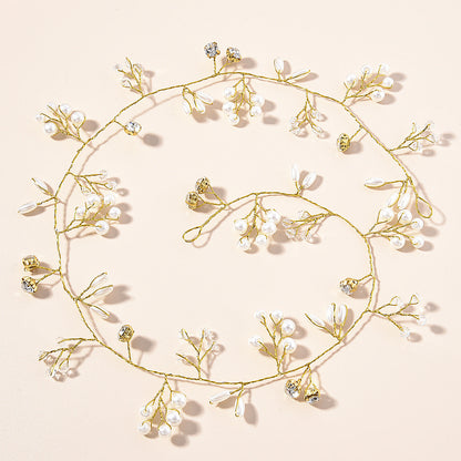 Handmade Pearl Headband Wedding Hairpiece