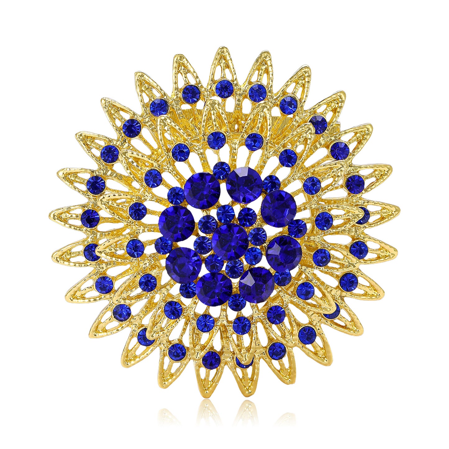 Creative Rhinestone Brooch Alloy Fashion Pin for Women