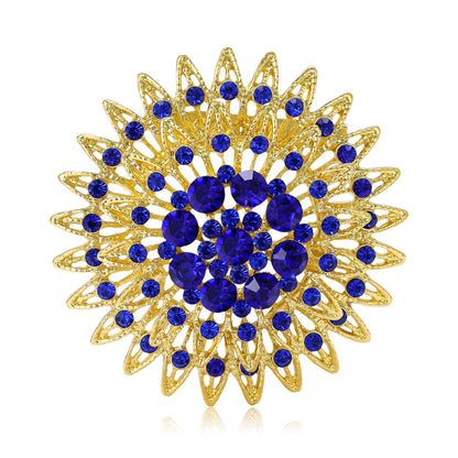 Creative Rhinestone Brooch Alloy Fashion Pin for Women