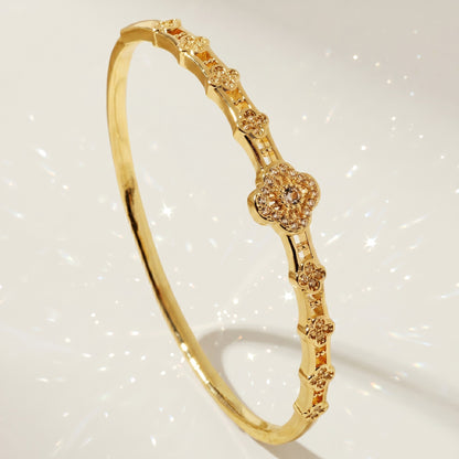 Stylish Open Cuff Bracelets with Zirconia for Weddings and Parties