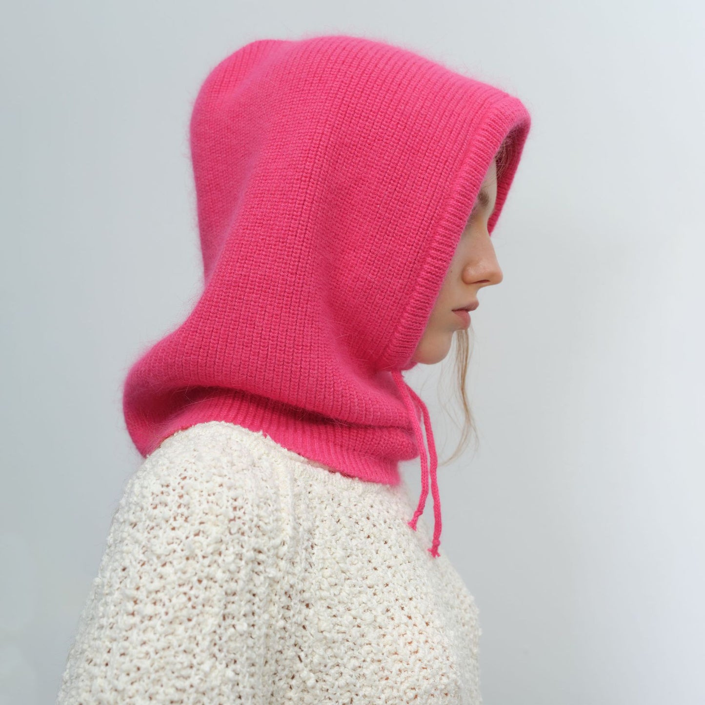 Unisex Simple Solid Color Knitted Rabbit Hair Beanie
