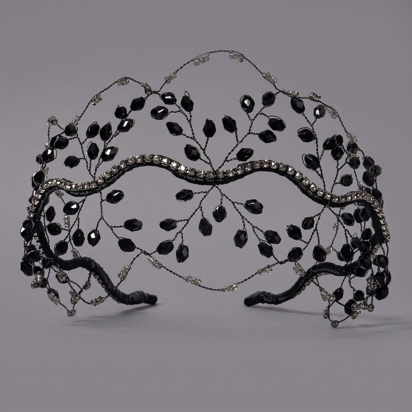 Handcrafted Crystal Beaded Headband - Trendy Casual Hair Accessory