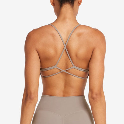 Long Sleeve Yoga Top With U-Neck Design & Open Back for Women