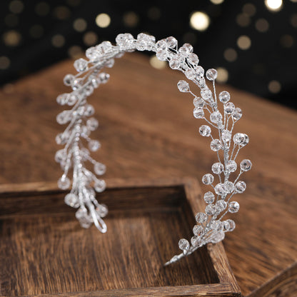 Crystal Pearl Wedding Headband Hair Accessory