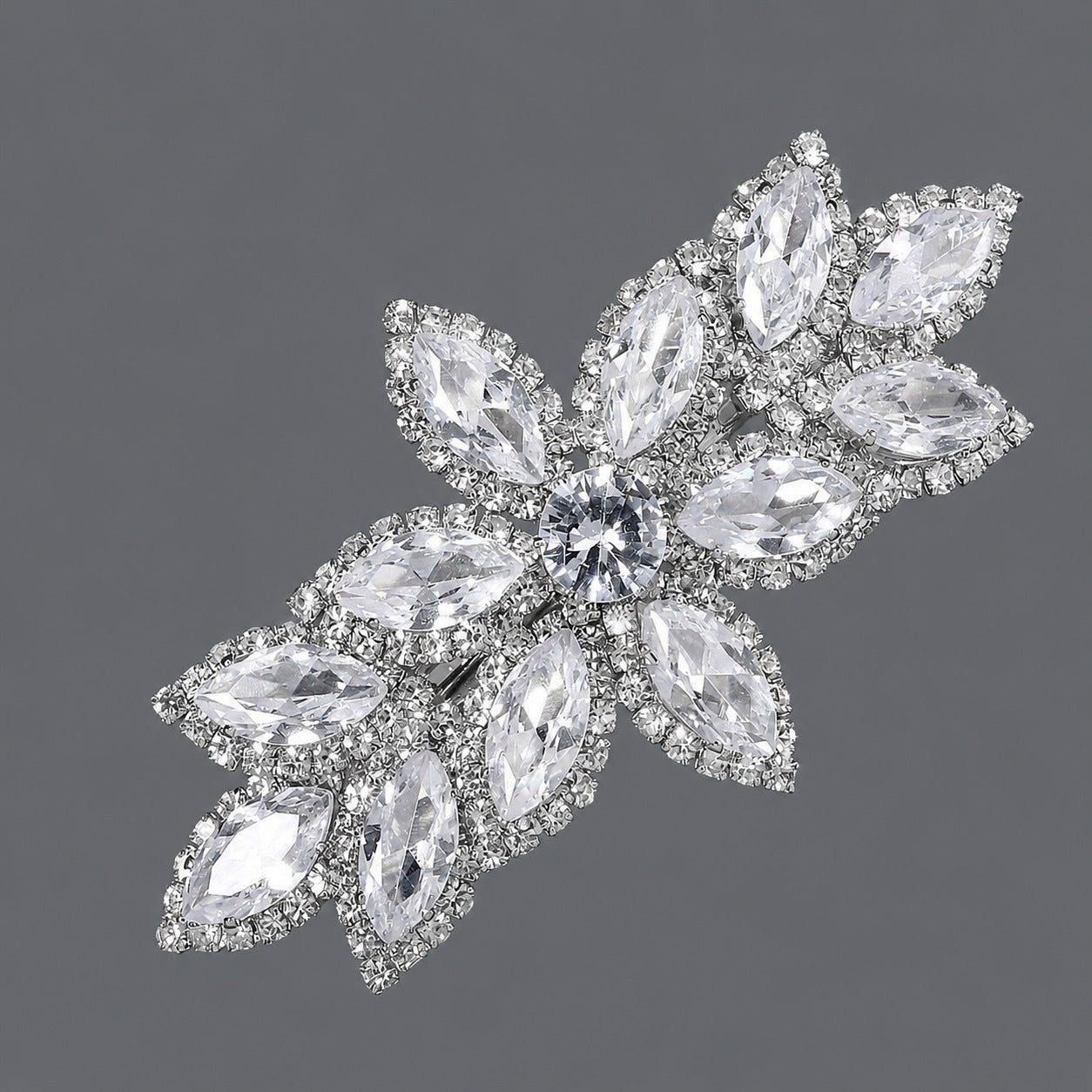 Elegant Zirconia Hair Clips for Everyday Style