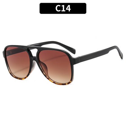 Trendy Retro Square Sunglasses Casual UV400 Protection