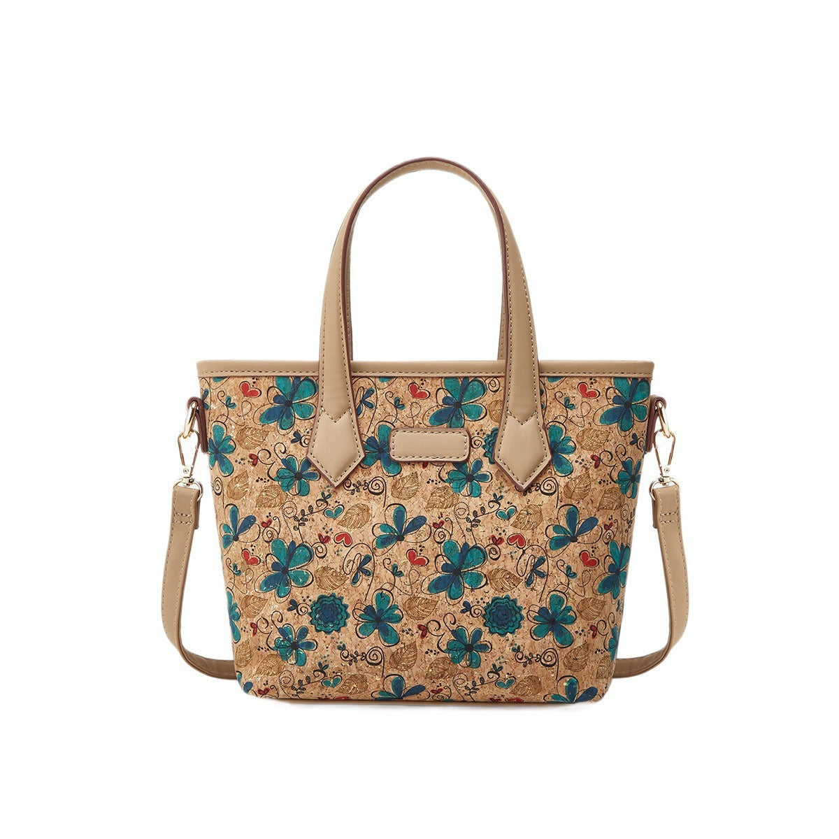 Vintage Ethnic Print Tote Bag Women's Large Capacity Handheld Shoulder Bag