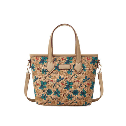 Vintage Ethnic Print Tote Bag Women's Large Capacity Handheld Shoulder Bag