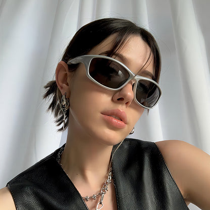 Y2K Cyberpunk Sport Sunglasses Trendy Futuristic Eyewear
