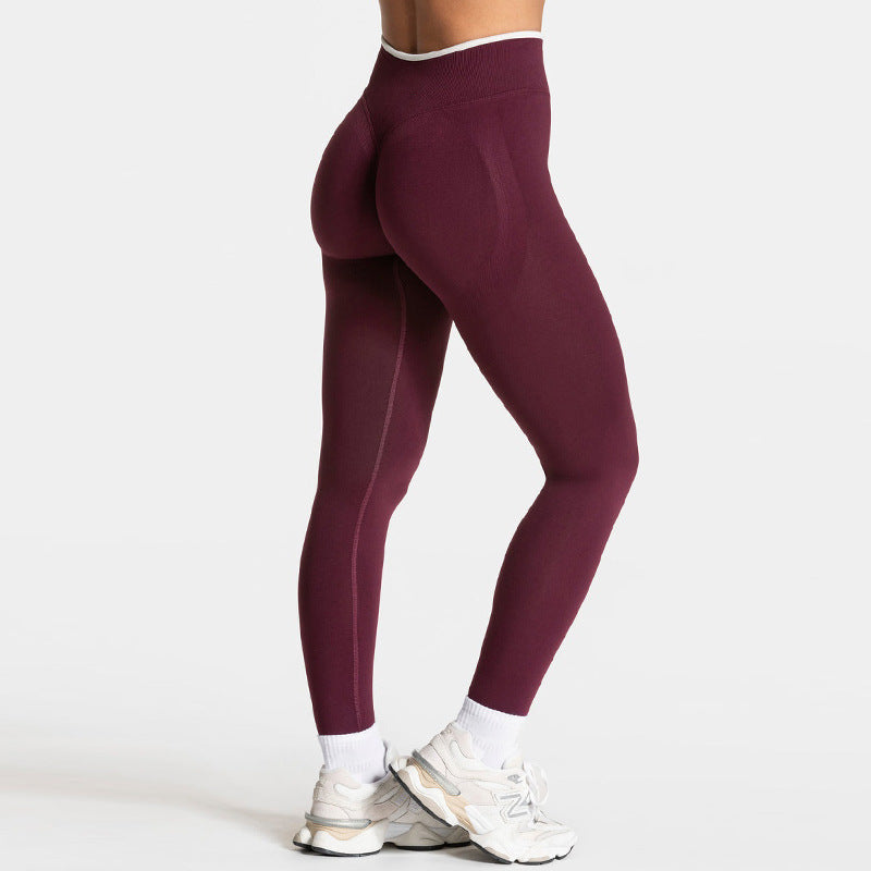 Color Blocked Long Sleeve Workout Top for Women