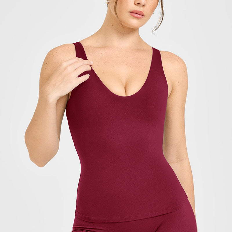Women's Slim-Fit Zip-Up Jacket Sport Top for Yoga and Fitness