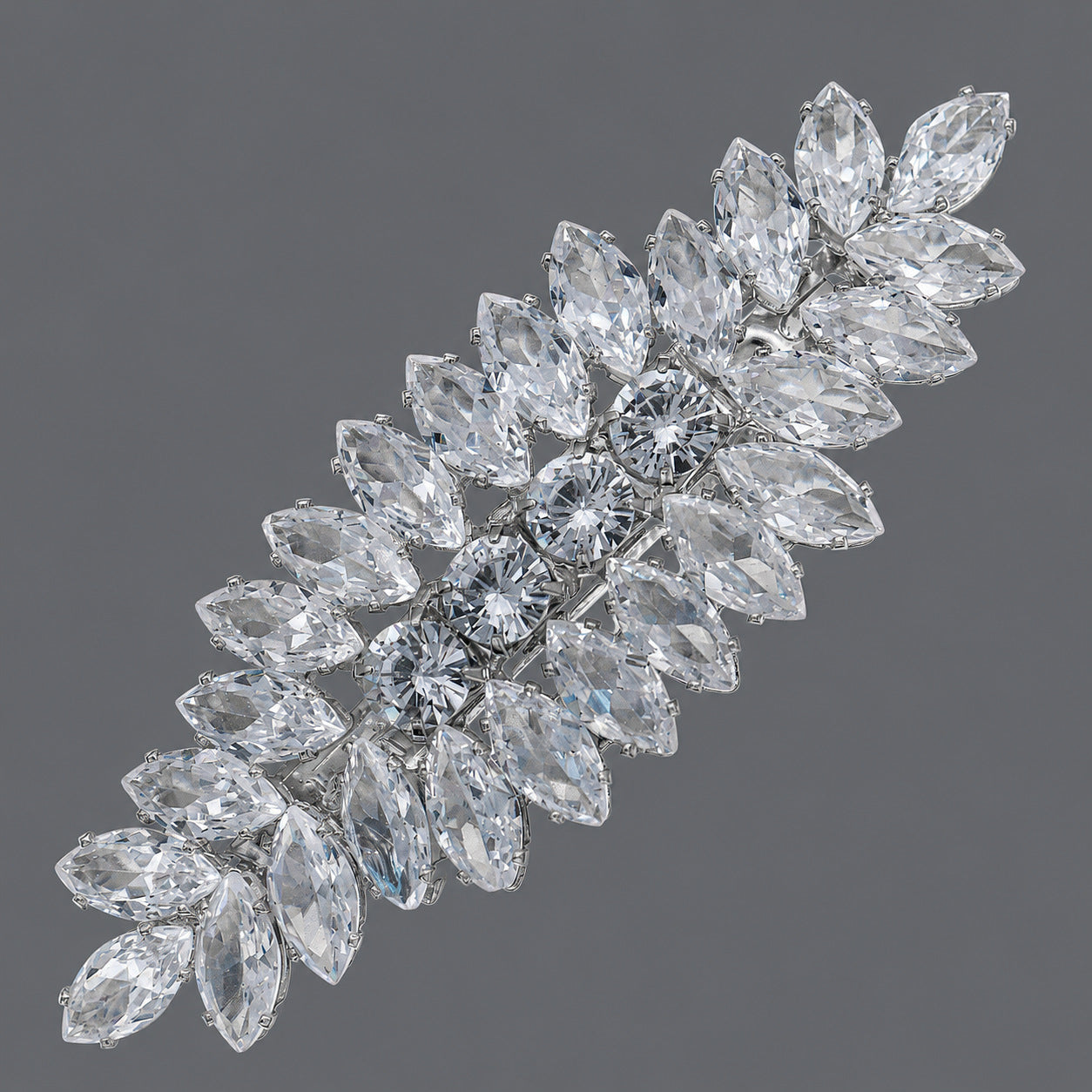 Elegant Zirconia Hair Clips for Everyday Style