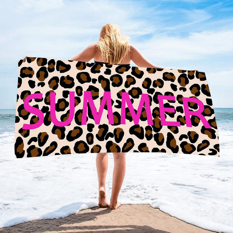 Custom Printed Devil's Eye Beach Towel Microfiber Camping Towel
