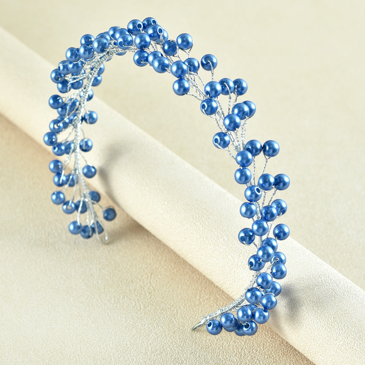 Crystal Pearl Wedding Headband Hair Accessory