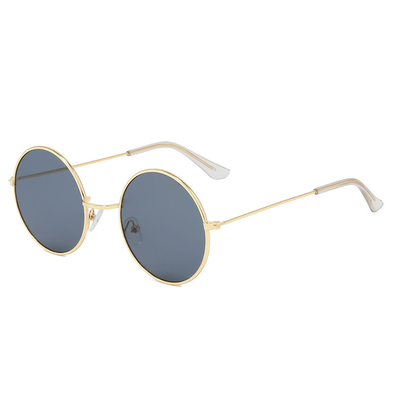 Vintage Round Frame Sunglasses for Men - UV400 Protection