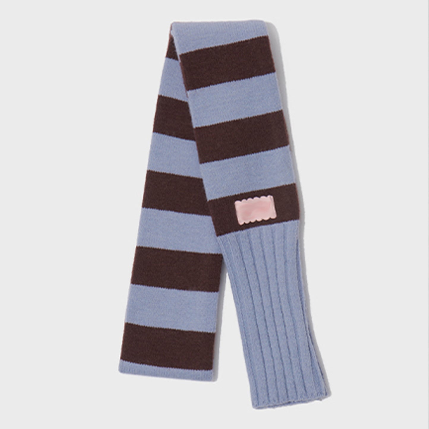Striped Knitted Scarf for Women Stylish All-Season Accessory