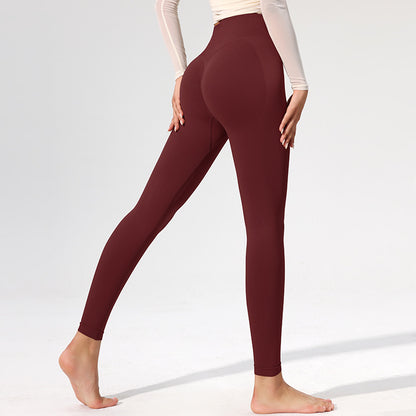High-Waisted Peach Butt Yoga Pants for Women