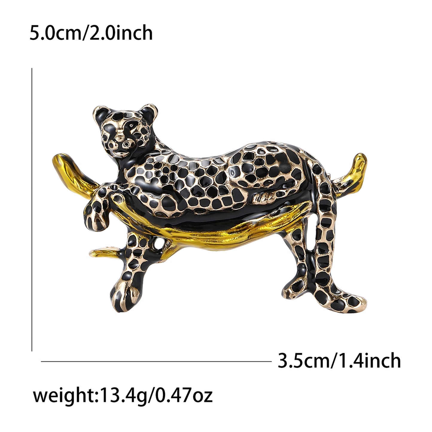Retro Animal Brooch Enamel Pins for Men's Suits