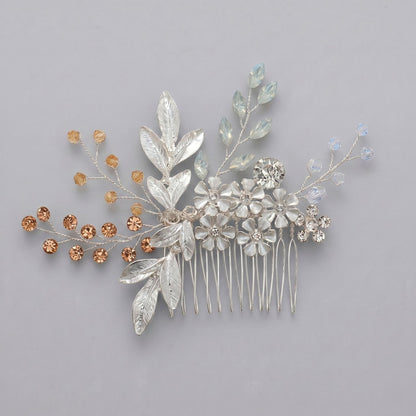 Exquisite Pearl and Crystal Flower Headpiece for Bridal Photoshoots